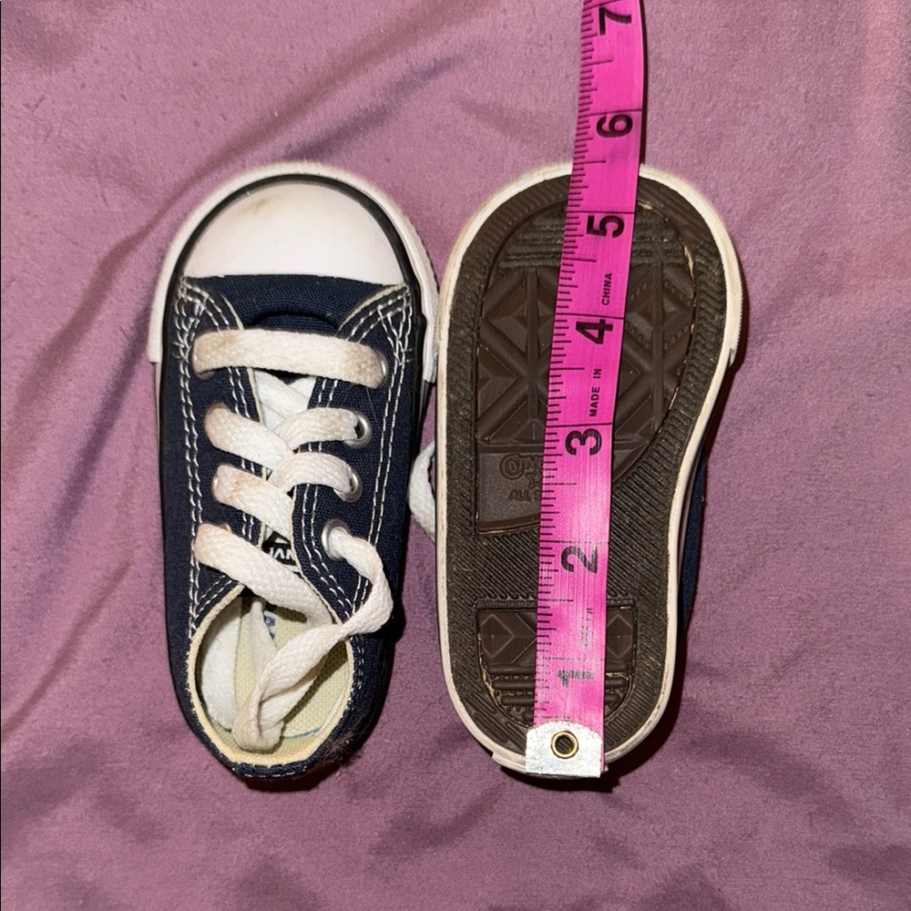 Navy Toddler Converse Sneakers